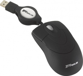 Mouse Targus Óptico PAUM004U, USB, 800DPI, Negro 