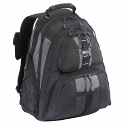 Targus Mochila de Nilón TSB212, 15.4'', Negro/Plata 