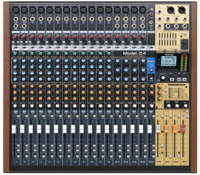Tascam Mezcladora MODEL 24, 24 Canales, 24 bit, XLR/6.3mm 