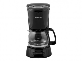 Taurus Cafetera, 6 Tazas, 0.7 Litros, Negro, CAFETTO | Abasteo.mx