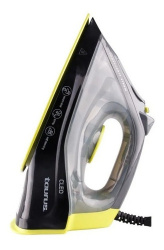 Taurus Plancha en Seco, Suela Antiadherente, 1200W, 250ml, Negro/Amarillo 