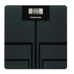 Báscula Corporal Taurus OBELIX-3000, hasta 130Kg, Negro 