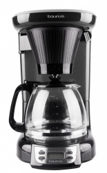 Taurus Cafetera VELVETD, 12 Tazas, 1.2 Litros, Negro 