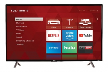 TCL Smart TV LED Roku 40S305 40'', Full HD, Negro 