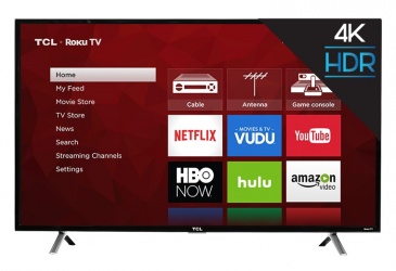 TCL Smart TV LED Roku 49S405 49'', 4K Ultra HD, Negro 