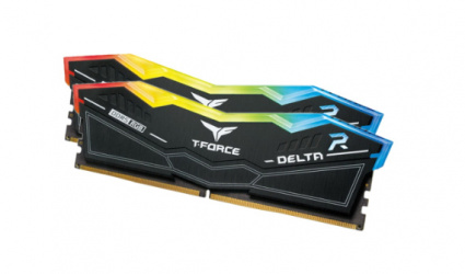 Kit Memoria RAM Team Group T-FORCE DELTA TUF Gaming Alliance RGB DDR5, 6400MHz, 32GB (2x 16GB), Non-ECC, CL40 