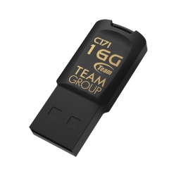 Memoria USB Team Group C171, 16GB, USB 2.0, Negro 
