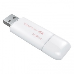 Memoria USB Team Group C173, 16GB, USB 2.0, Blanco 