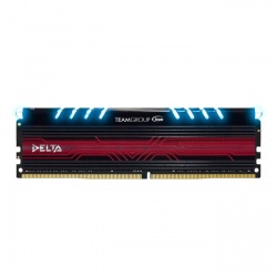 Memoria RAM Team Group DELTA LED White DDR4, 2400MHz, 8GB, Non-ECC, CL16, XMP 