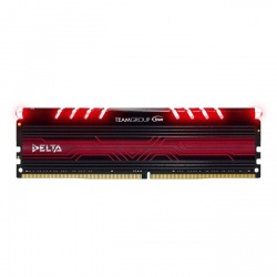 Memoria RAM Team Group DELTA DDR4, 2400MHz, 8GB, Non-ECC, CL16, XMP 