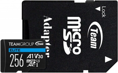 Memoria Flash Team Group Elite A1, 64GB MicroSD UHS-I Clase 3, con Adaptador SD 