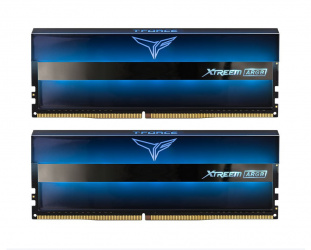 Kit Memoria RAM Team Group T-Force XTREEM ARGB DDR4, 3600MHz, 16GB (2 x 8GB), Non-ECC, CL14, Azul 