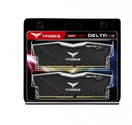 Kit Memoria RAM Team Group T-Force Delta RGB DDR4, 3600MHz, 32GB (2 x 16GB), Non-ECC, CL18, 1.35V 