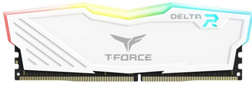 Memoria RAM Team Group T-Force Delta RGB DDR4, 3200MHz, 8GB (1 x 8GB), CL16, XMP, Blanco 