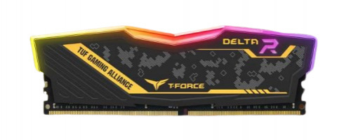 Memoria RAM Team Group T-Force Delta TUF Gaming RGB DDR4, 3200MHz, 32GB, Non-ECC, CL16 
