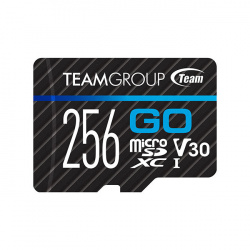 Memoria Flash Team Group GO, 256GB, MicroSDXC UHS-I Clase 3, con Adaptador 