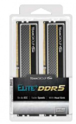 Kit Memoria RAM Team Group Elite Plus DDR5, 5200MHz, 32GB (2 x 16GB), Non-ECC, CL42 
