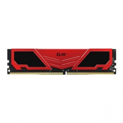 Memoria RAM Team Group Elite Plus DDR4, 3200MHz, 16GB, Non-ECC, CL22, Rojo 