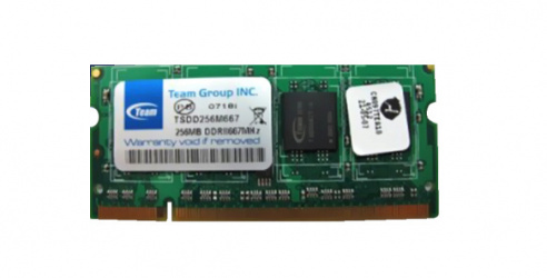 Memoria RAM Team Group TSDD256M667C5-326 DDR2, 667MHz, 256MB, Non-ECC, SO-DIMM 