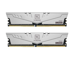 Kit Memoria RAM Team Group T Create DDR4, 3200MHz, 32GB - 2 x 16GB, CL22, Plata 