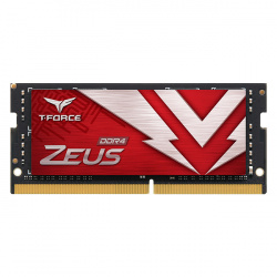 Memoria RAM Team Group T-Force ZEUS DDR4, 2666MHz, 16GB, CL19, SO-DIMM, Rojo 