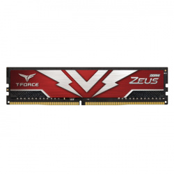 Memoria RAM Team Group T-FORCE ZEUS DDR4, 3200MHz, 16GB, Non-ECC, CL20, Rojo 