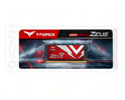 Memoria RAM Team Group T-Force ZEUS DDR4, 3200MHz, 8GB, CL22, SO-DIMM, Rojo 