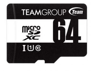 Memoria Flash Team Group, 64GB, MicroSDXC UHS-I Clase 10, con Adaptador 