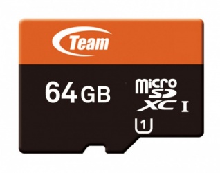 Memoria Flash Team Group TUSDX64GUHS03, 64GB MicroSDXC Clase 10, con Adaptador 