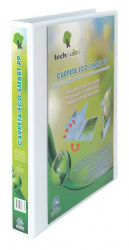 Techmakro Carpeta con Arillo ECOSMART, para 250 Hojas de Tamaño Carta, 1 Pieza 