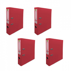 Techmakro Carpeta con Arillo 0121, para 650 Hojas de Tamaño Carta, 4 Piezas 