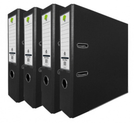 Techmakro Carpeta con Arillo 82FIBK, para 650 Hojas de Tamaño Carta, 4 Piezas 