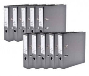 Techmakro Carpeta con Arillo KITCARP10PL, para 650 Hojas de Tamaño Carta, 10 Piezas 