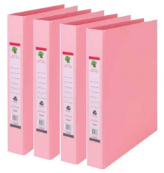 Techmakro Carpeta con Arillo KITCARP4-1RS, para 250 Hojas de Tamaño Carta, 4 Piezas 