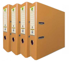 Techmakro Carpeta con Broche KITCARP4DR, para 650 Hojas de Tamaño Carta, 4 Piezas 