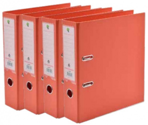 Techmakro Carpeta con Arillo KITCARP4SM, para 650 Hojas de Tamaño Carta, 4 Piezas 