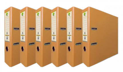 Techmakro Carpeta con Arillo KITCARP6DR, para 650 Hojas de Tamaño Carta, 6 Piezas 