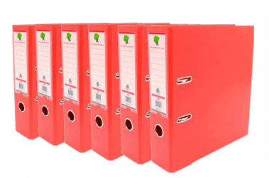 Techmakro Carpeta con Arillo KITCARP6RJ, para 650 Hojas de Tamaño Carta, 6 Piezas 