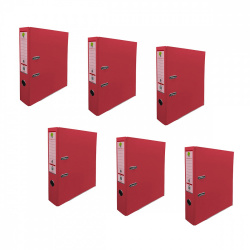 Techmakro Carpeta con Arillo KITCARP6VN, para 650 Hojas de Tamaño Carta, 6 Piezas 