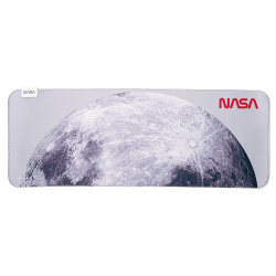 Mousepad TechZone NASA RGB, 80 x 30cm, Grosor 4mm, Gris 