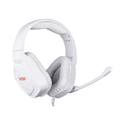 TechZone Audífonos Gamer NASA NS-HSG01, Alámbrico, 2 Metros, 3.5mm/USB, Blanco 