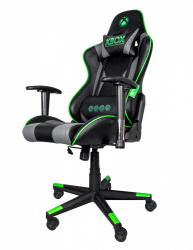 TechZone Silla Gamer Xbox Essential, hasta 120kg, Negro/Gris 