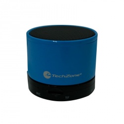 TechZone Bocina Portátil TZ15SPBT, Bluetooth, Inalámbrico, MicroSD, Azul 