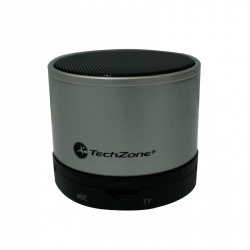 TechZone Bocina Portátil TZ15SPBT, Bluetooth, Inalámbrico, MicroSD, Gris 