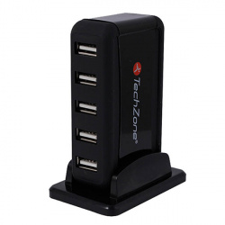 TechZone Hub USB-A 2.0 - USB-A 2.0, 480 Mbit/s  