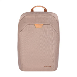 TechZone Mochila Eco Hero Camel de rPET para Laptop 15.6