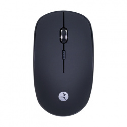 Mouse Ergonómico TechZone TZMOUINA01, Inalámbrico, USB, 1200DPI, Negro 
