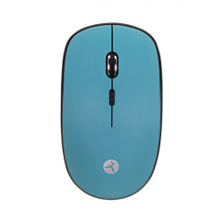 Mouse Ergonómico TechZone TZMOUINA02, Inalámbrico, USB, 1200DPI, Azul 