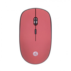 Mouse Ergonómico TechZone TZMOUINA03, Inalámbrico, USB, 1200DPI, Rojo 