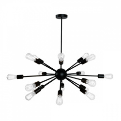 Tecnolite Lámpara Colgante Celaeno II, Interiores, hasta 1080W, Negro, para Casa  - No Incluye Foco 